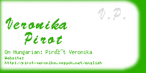 veronika pirot business card